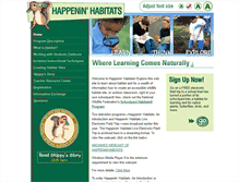 Tablet Screenshot of happeninhabitats.pwnet.org